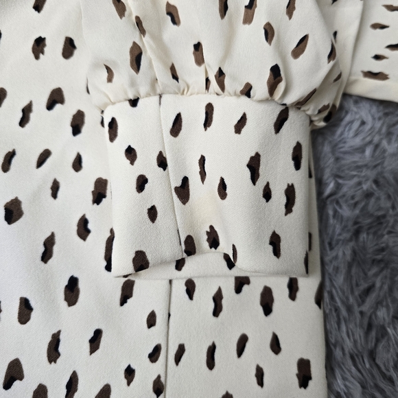 Melloday Cream Blouse S - Picture 5 of 6